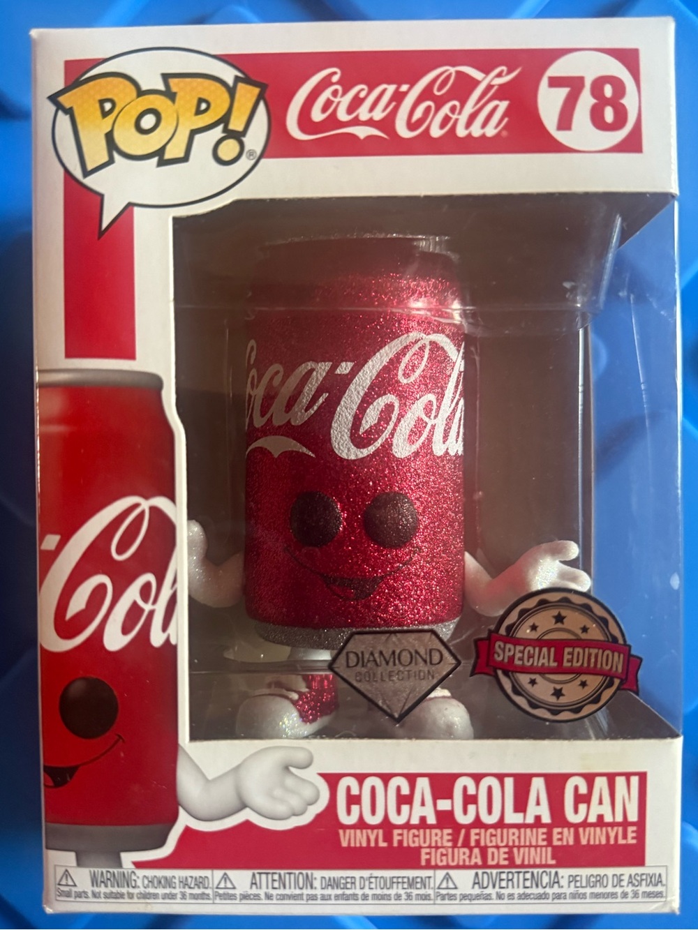 Funko Pop! Coca-Cola Can Glitter Red Vinyl Figure - #78 Special Edition